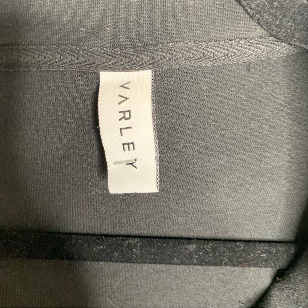 Varley Sofia Black Drawstring Full Zip Jacket Siz… - image 3